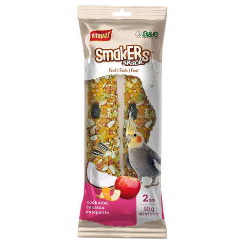 Vitapol Smakers Fruit Flavoured Cockatiel Treat Stick - 45g x2