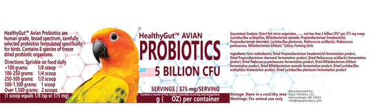 Equa Holistics Avian Probiotics | Dairy Free 45g (1.59 oz)