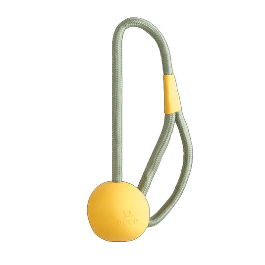 Beco Slinger Ball Dog Toy - Yellow