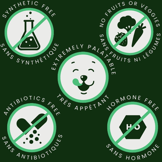 Bold By Nature Mega Raw Dog Food - Pure Pork Patties 4 lb