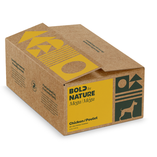 Bold By Nature Mega Raw Dog Food - Chicken Patties