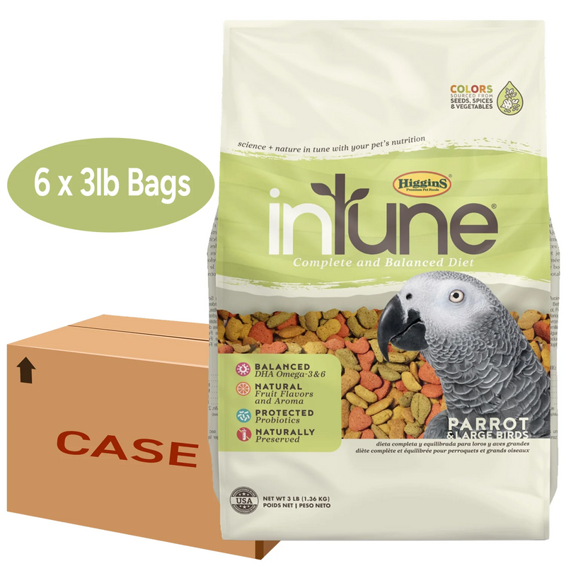 Load image into Gallery viewer, Multi-Bag Bundle - Higgins InTune Parrot Pellet 3lb x 6
