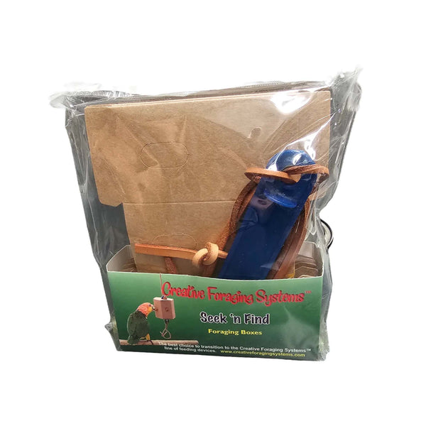 Caitec Seek n' Find Foraging Boxes All Size Foraging Bird Toy