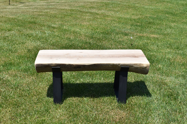 Solid Untreated Lightly Sanded Ash Indoor Bench - Local Pickup Only