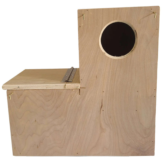 Conure / Cockatiel - L Nest Box - 14"L x 7"W x 14"H