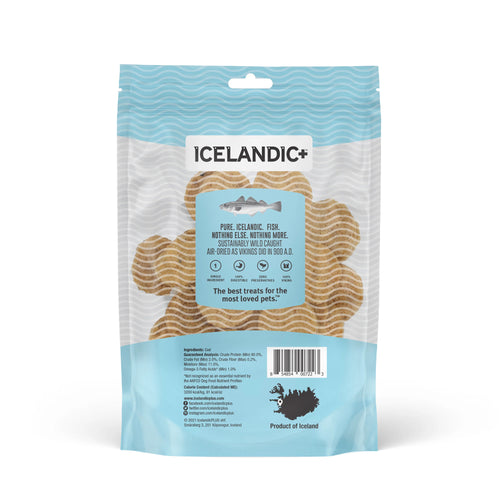 Icelandic+ Cod Skin Rolls Treat 3oz