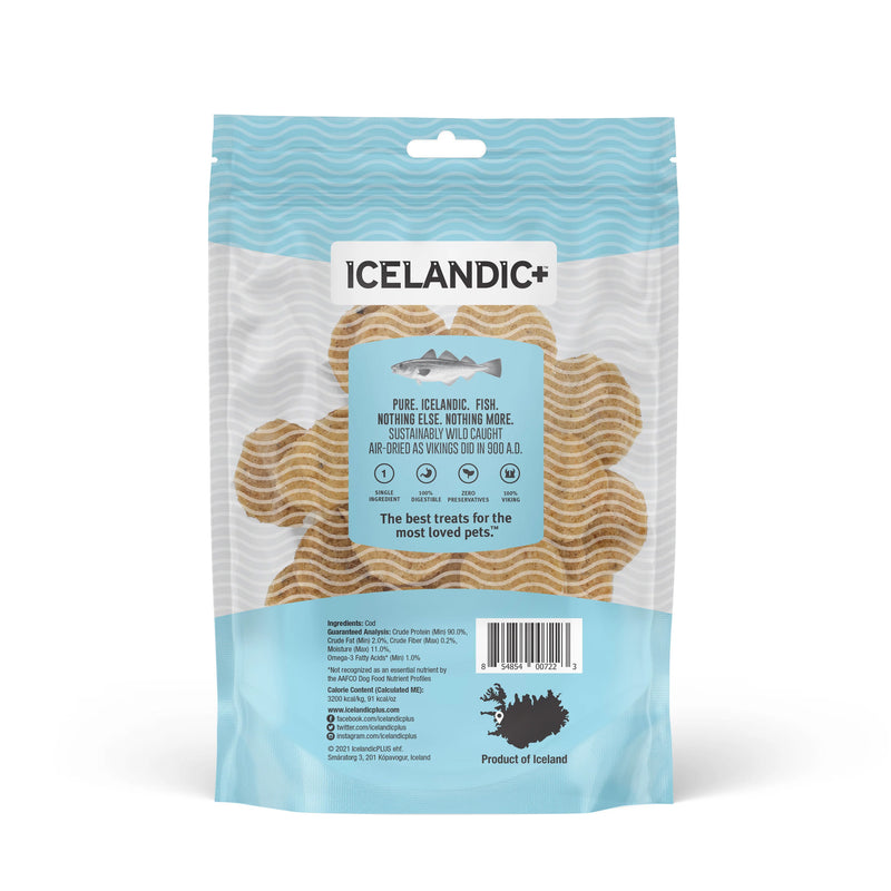 Icelandic+ Cod Skin Rolls Treat 3oz
