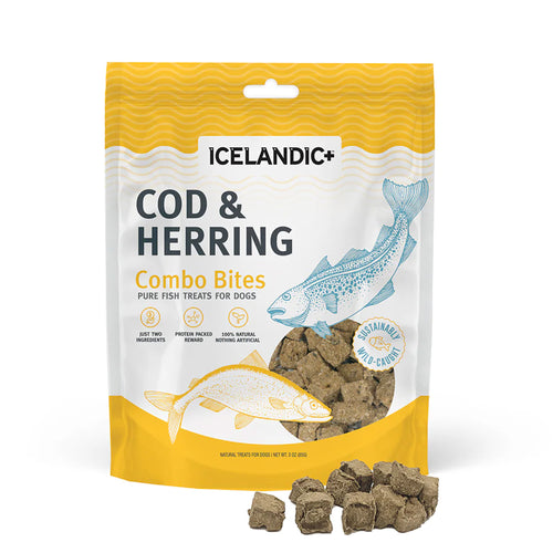 Icelandic+ Cod & Herring Combo Bites 3.52 oz