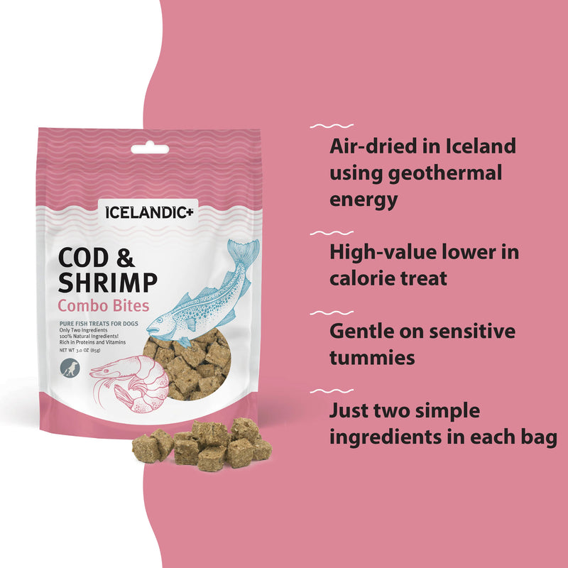 Icelandic+ Cod & Shrimp Combo Bites 3.52 oz
