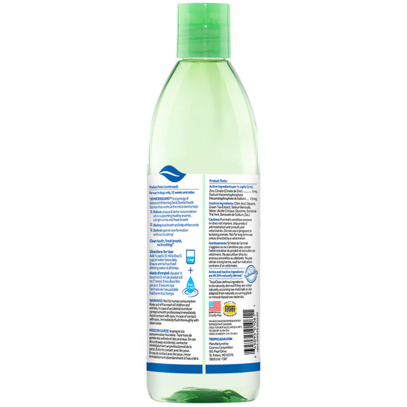 Tropiclean Fresh Breath Advanced Whitening Oral Care Water Additive
