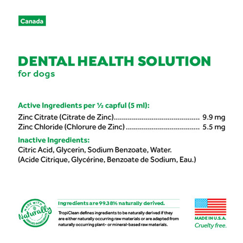 Tropiclean Fresh Breath Oral Care Water Additive
