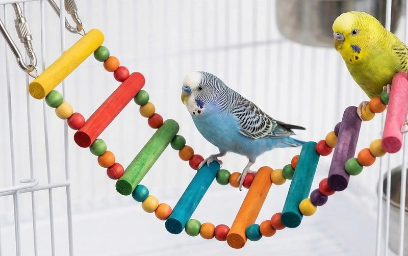 Load image into Gallery viewer, Featherland Paradise Small Bird Flex  Ladder - 8 Rung
