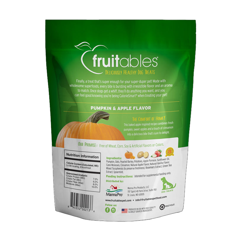 Fruitables Pumpkin & Apple Flavour Dog Treats
