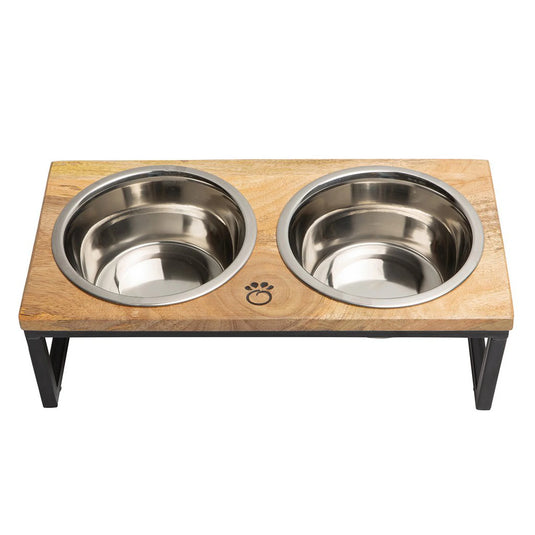 GF Pet Wood & Metal Double Diner