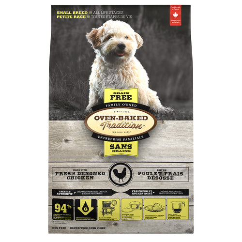 Oven Baked Tradition Small Breed Grain Free Dog Food - Chicken 🍁