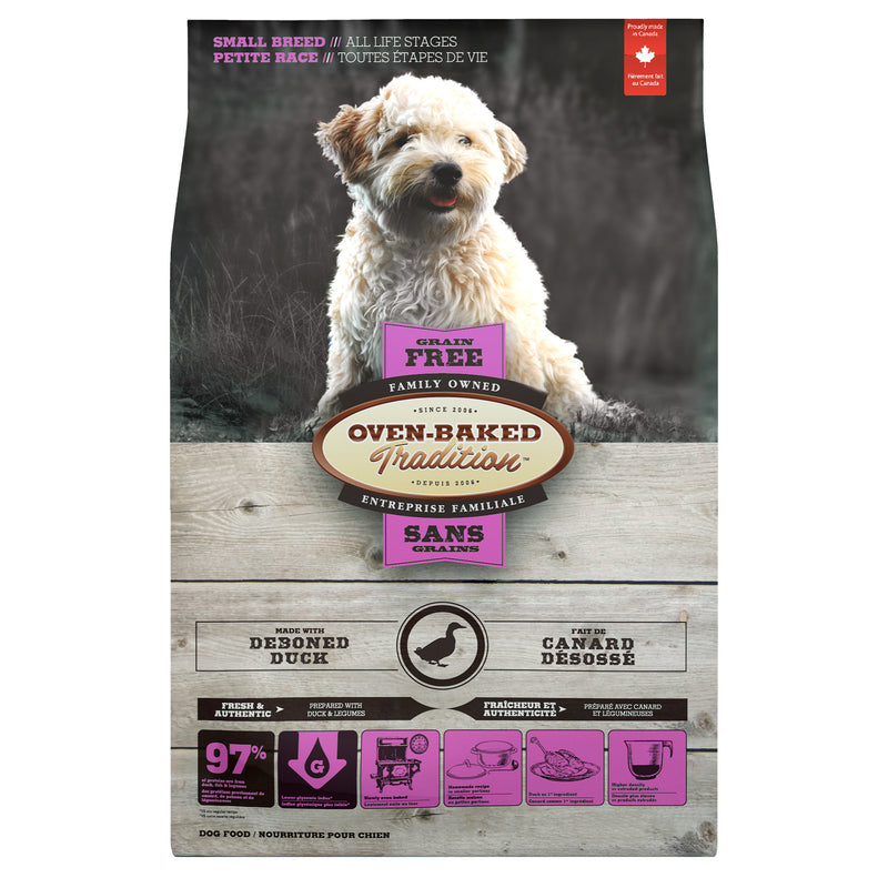 Oven Baked Tradition Small Breed Grain Free Dog Food - Duck