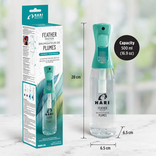 HARI Feather Mister - 500 mL Capacity - Teal