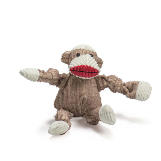Huggle Hounds Knotties Stuey Sock Monkey Small