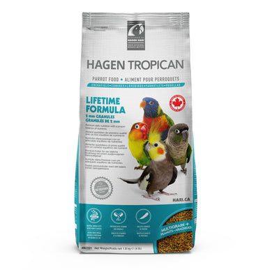 Tropican Lifetime Formula 2mm Granules - Small Parrots 🍁