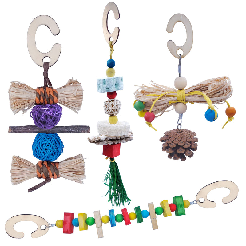 Load image into Gallery viewer, Hanging Chews Small Pet 4-Toy Pack
