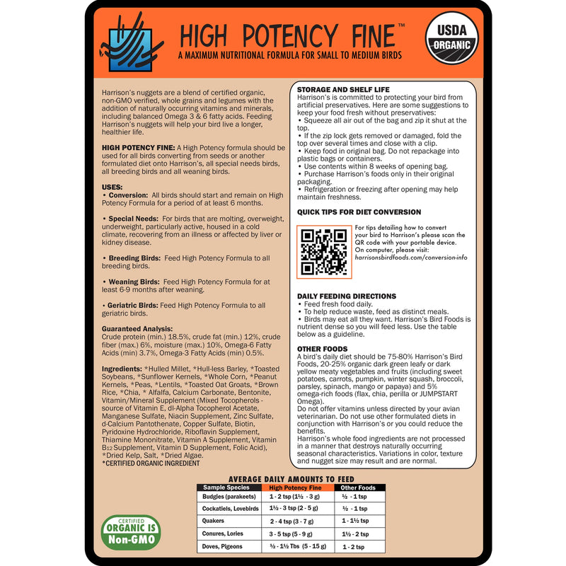 Load image into Gallery viewer, Harrison's High Potency Fine Parrot Crumble
