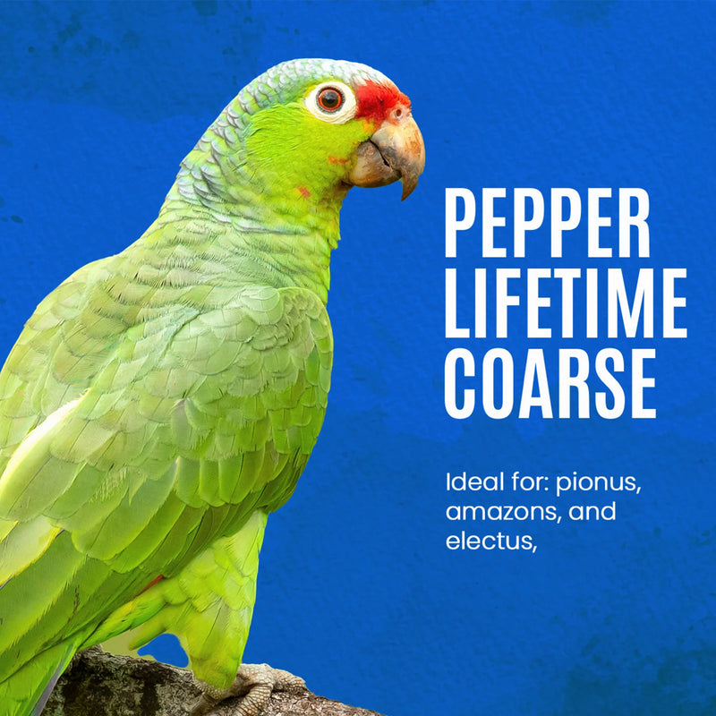 Load image into Gallery viewer, Harrison's Pepper Lifetime Coarse Parrot Pellet
