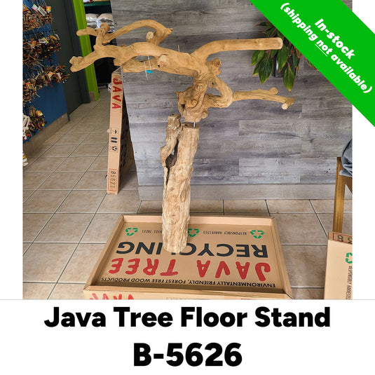 A&E Enrichment Java Wood Floor Stand