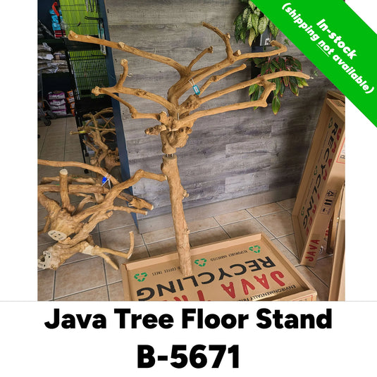 A&E Enrichment Java Wood Floor Stand