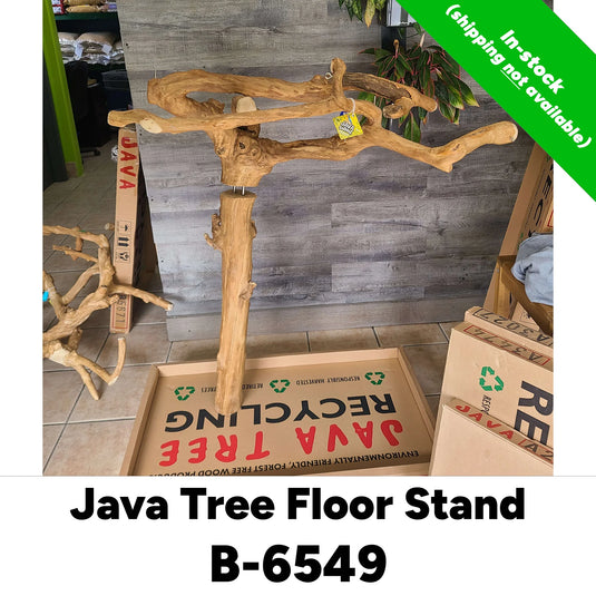 A&E Enrichment Java Wood Floor Stand