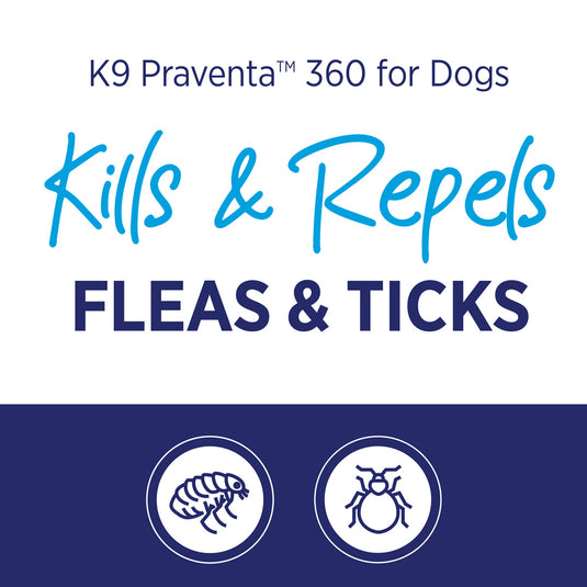 K9 Praventa 360 Flea & Tick Treatment - X-Large Dogs 1 Tube