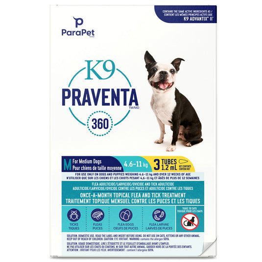 K9 Praventa 360 Flea & Tick Treatment - Medium Dogs
