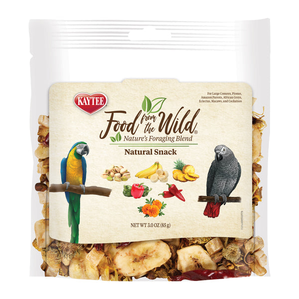 Kaytee Food from the Wild Treat for Medium & Large Parrots - 3 oz