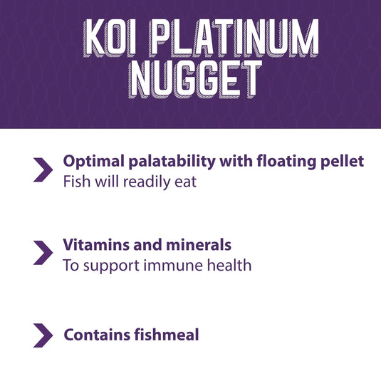 Mazuri Koi Platinum Nuggets Floating Diet