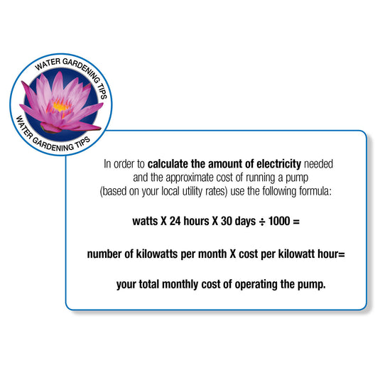 Pond Fountain Pump Kit - Up To 800 U.S. GPH (3000 LPH)