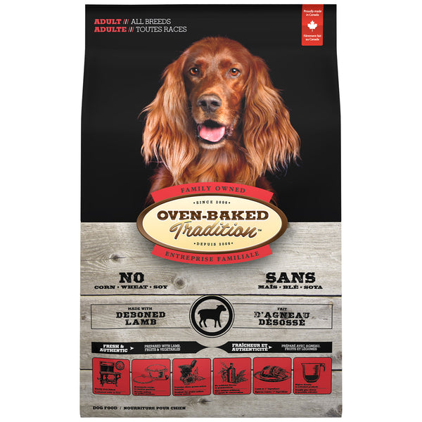 Oven Baked Tradition All Breed Adult Dog Food - Lamb Sample