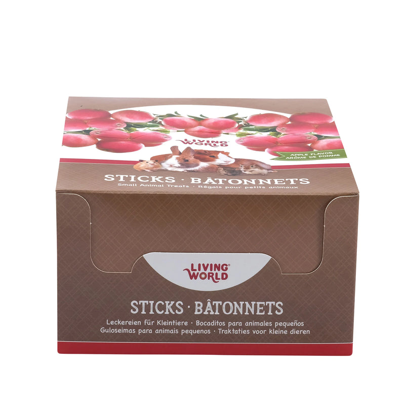 Load image into Gallery viewer, Living World Apple Flavour Small Pet Treat Sticks - 60486
