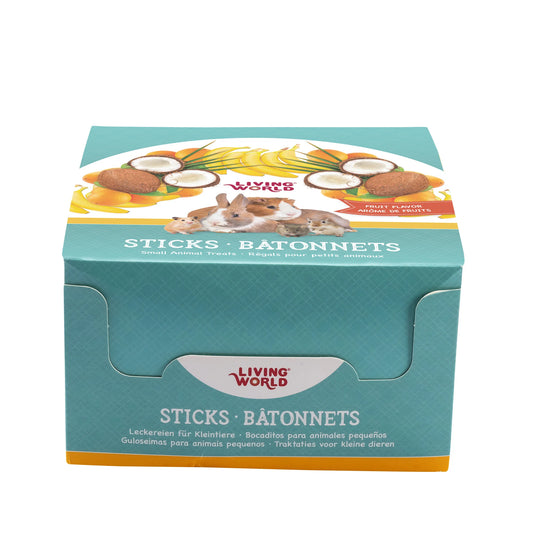 Living World Fruit Flavour Small Pet Treat Sticks 45 g - 60484