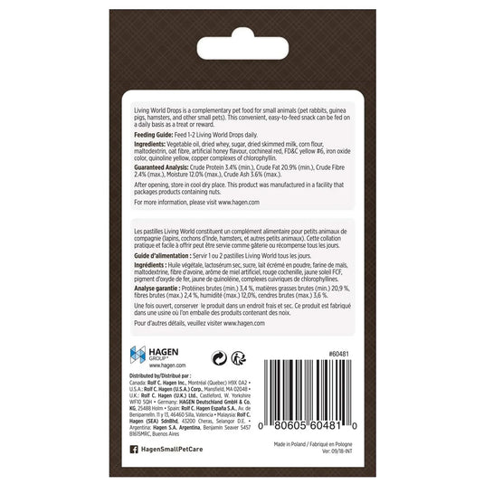 Living World Multi-Mix Flavour Small Pet Treat Drops - 60481