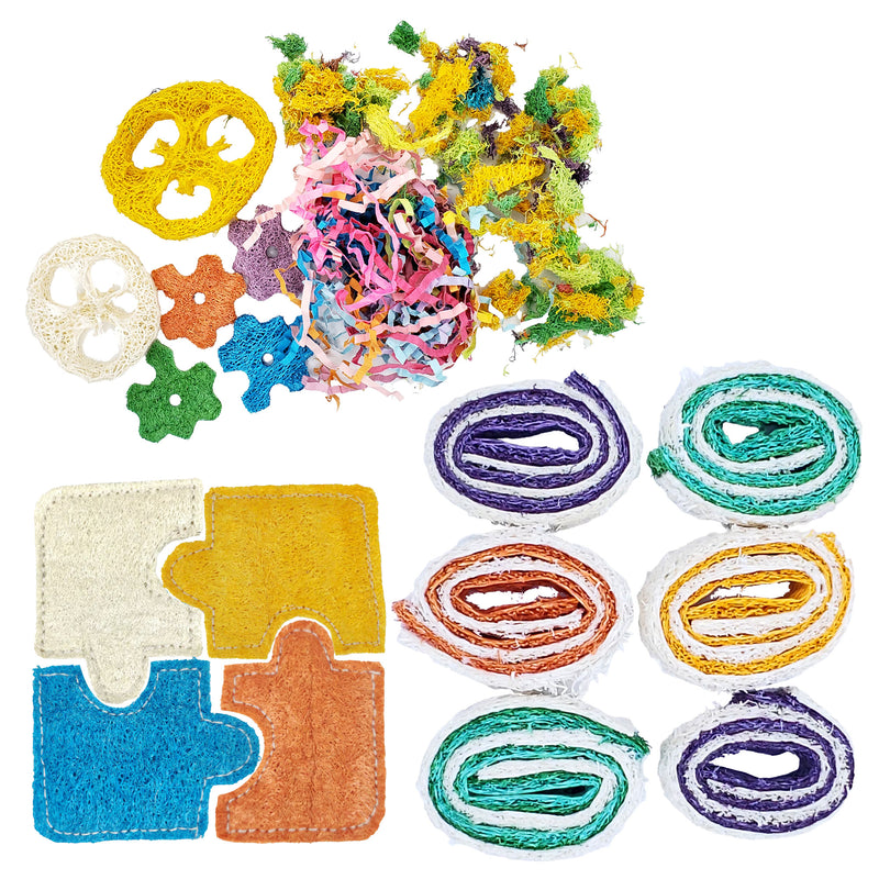 Load image into Gallery viewer, Loofah Chews Small Pet 3-Toy Pack
