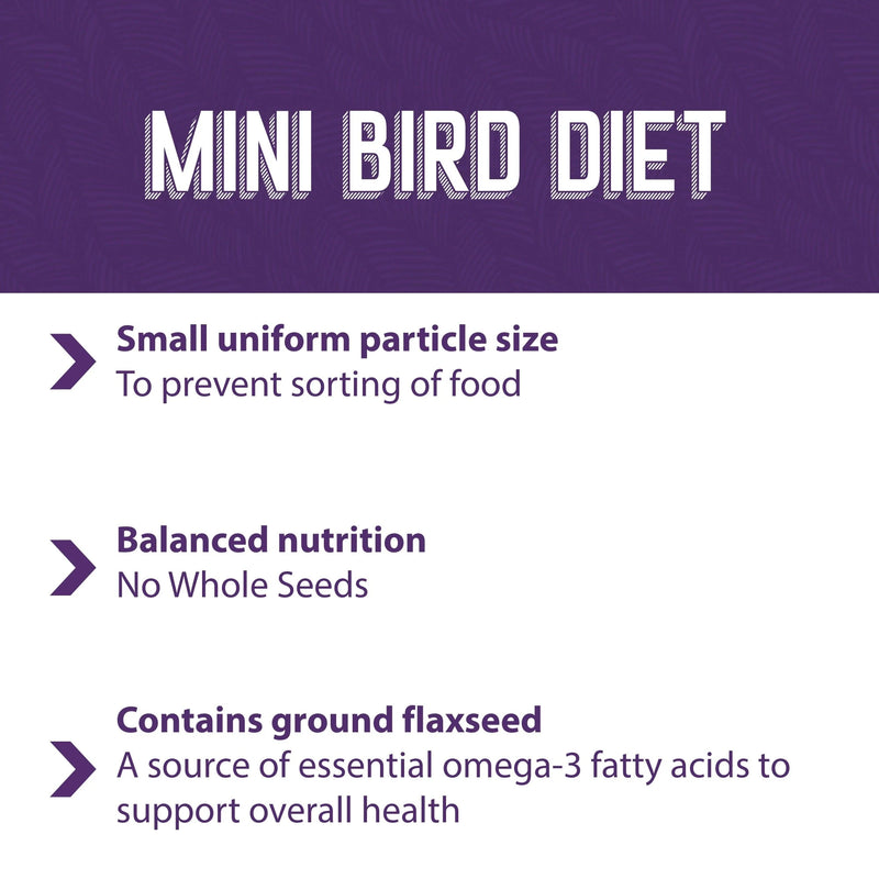 Mazuri Mini Bird Pellet Diet

