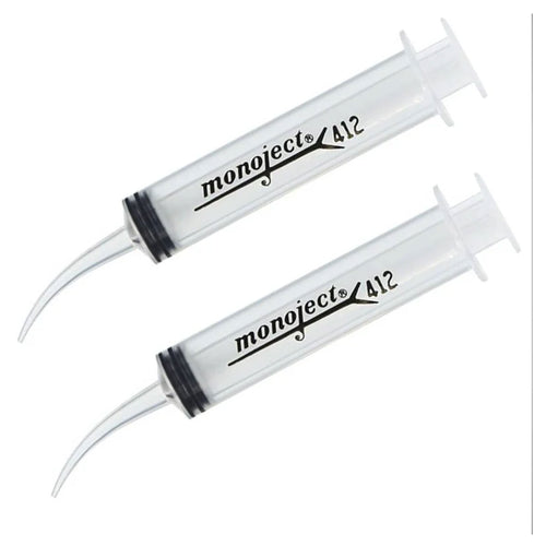 Monoject Curved Tip Handfeeding Syringe 12 cc