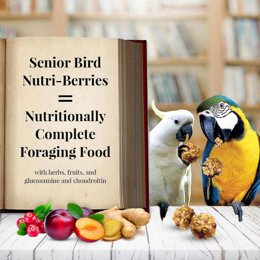 Nutri-Berries Senior Bird Macaw / Cockatoo - 10 oz