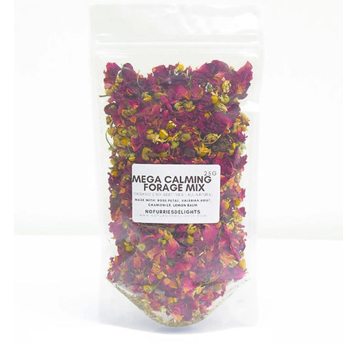 No Furries Delghts Mega Calming Small Pet Forage / Tea Mix - 25g