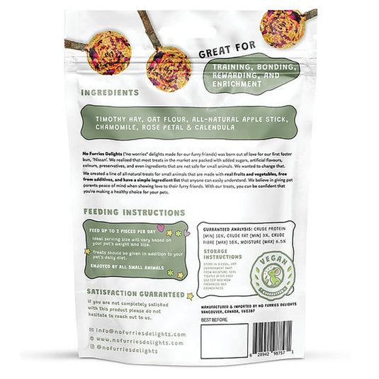 No Furries Delights Forage Pops Small Pet Treat - 5 Pack