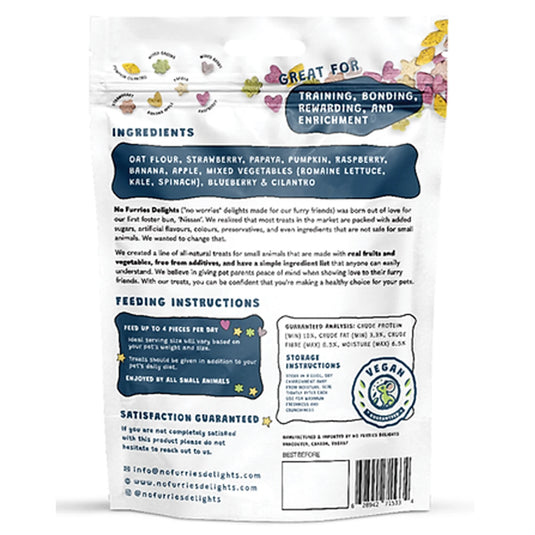No Furries Delights Nature's Bites - All Natural Small Pet Treat 50g