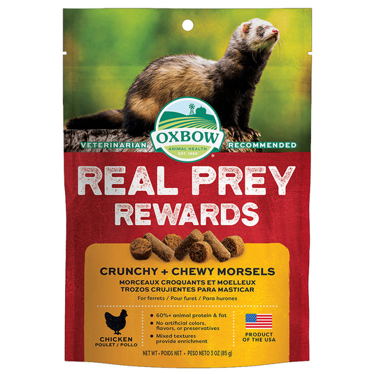 Oxbow Real Prey Rewards - Crunchy & Chewy Chicken - 3 oz