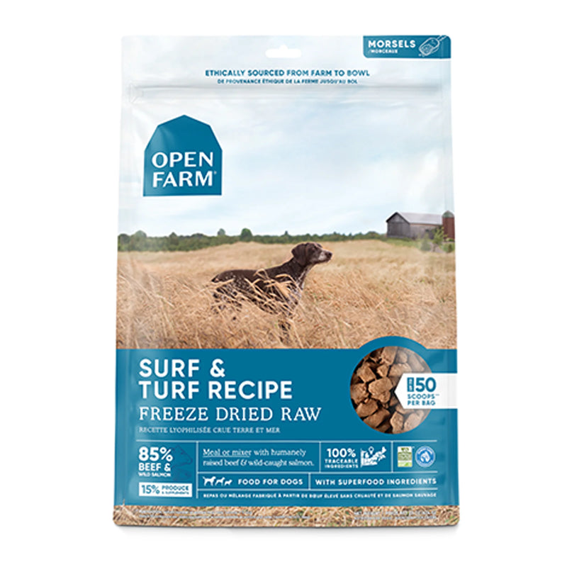 Load image into Gallery viewer, Open Farm Surf &amp; Turf Freeze-Dried Raw Dog Food - 22 oz
