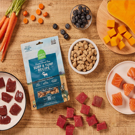 Open Farm Surf & Turf Freeze-Dried Raw Dog Food - 22 oz