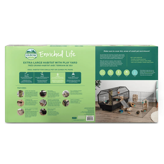 Oxbow Enriched Life Habitat With Play Yard