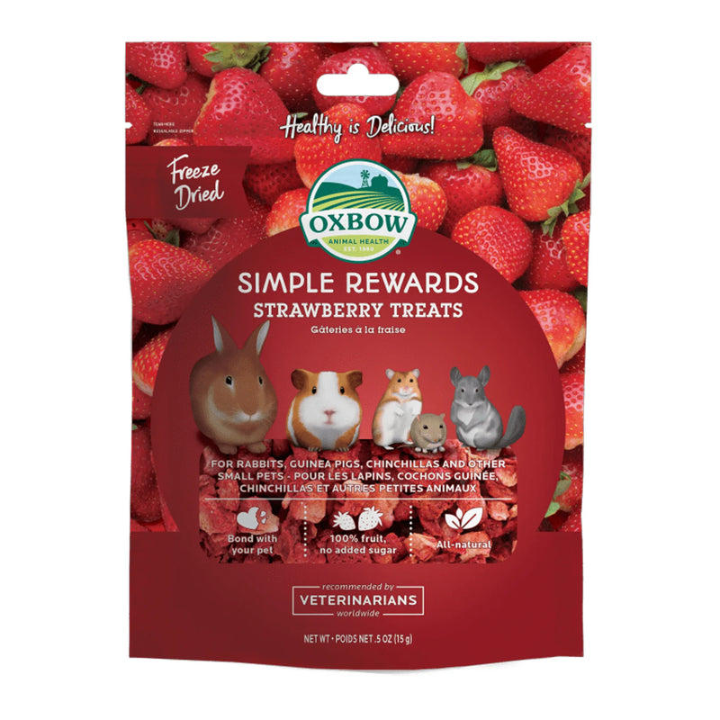 Load image into Gallery viewer, Oxbow Simple Rewards Strawberry Treat - 0.5 oz
